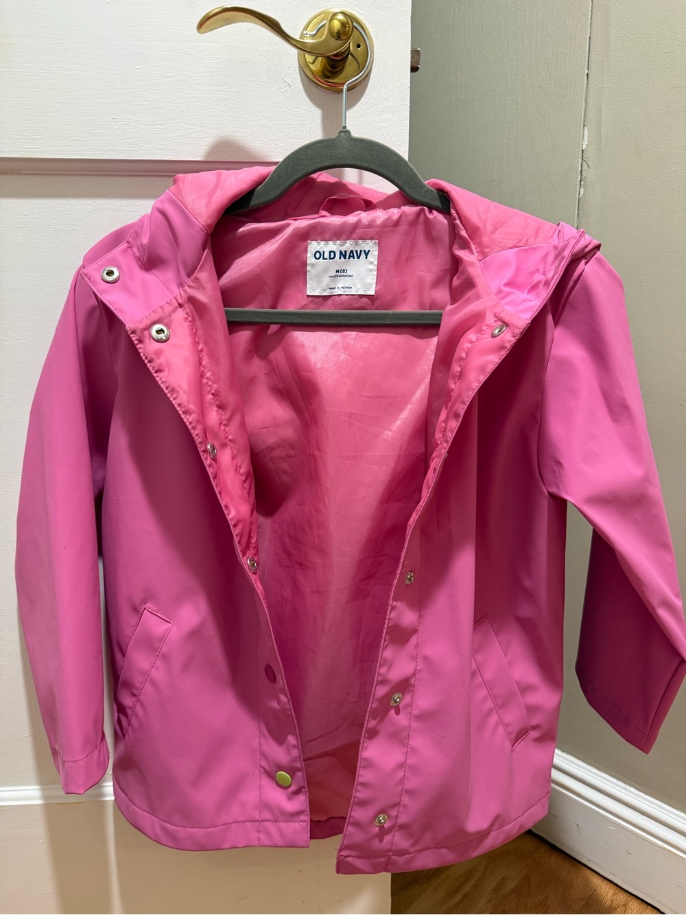 Old Navy Pink Hooded Kids' Raincoat